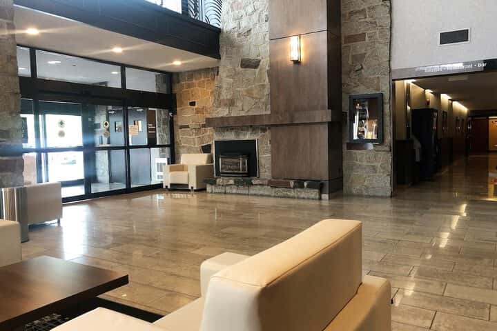 Interior entrance